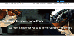 Desktop Screenshot of mercuryadvisorygroup.com